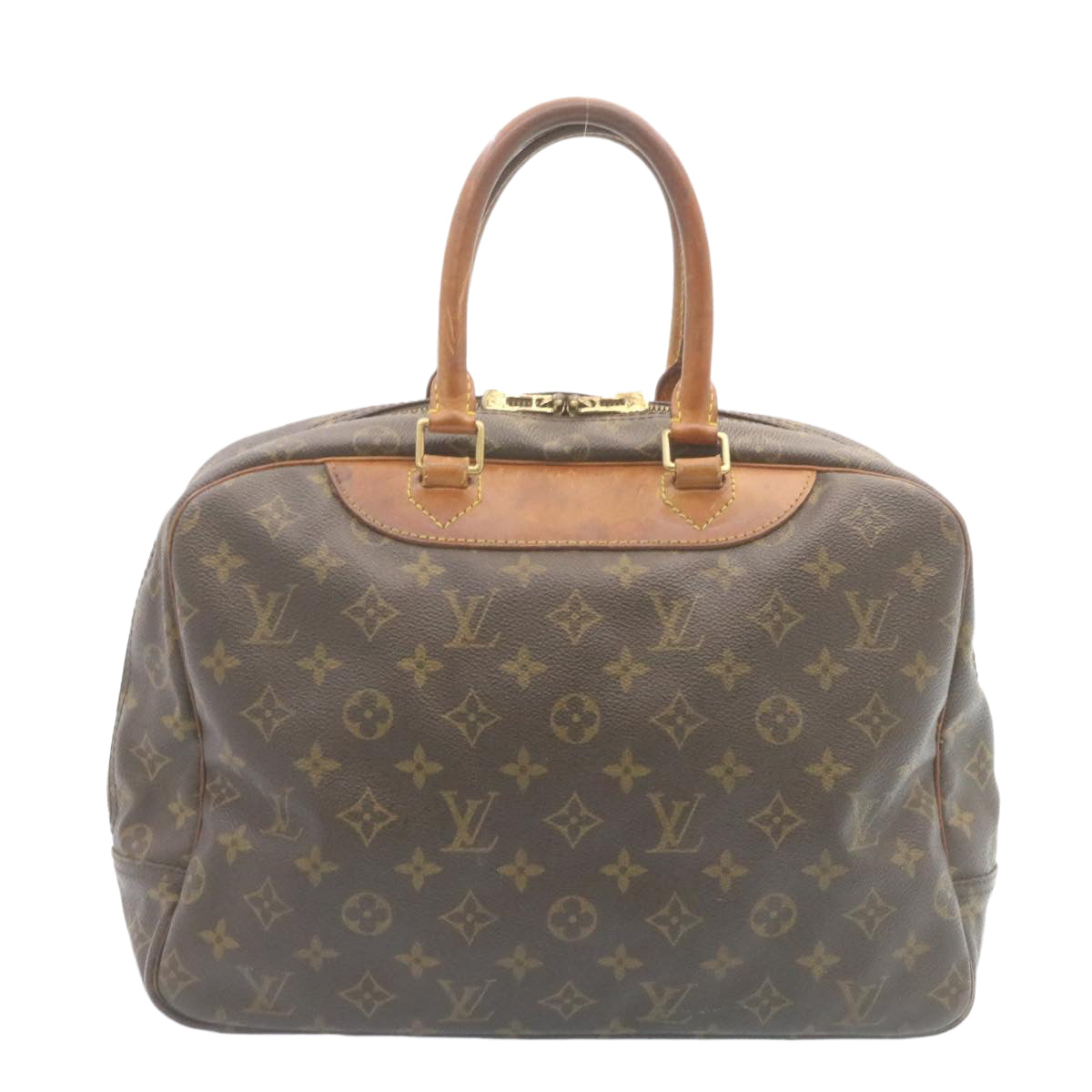LOUIS VUITTON Monogram Deauville Hand Bag M47270 LV Auth ds371