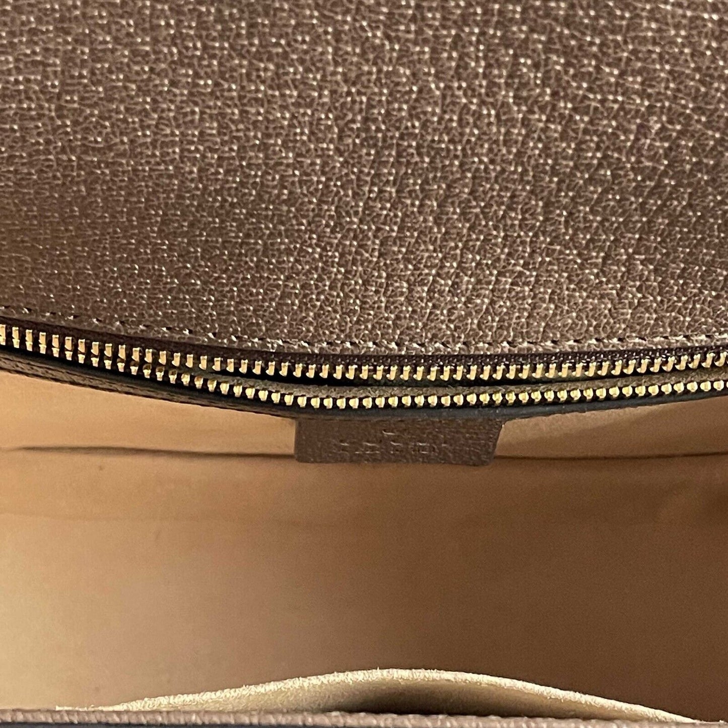 Gucci Monogram Leather Canvas Crossbody