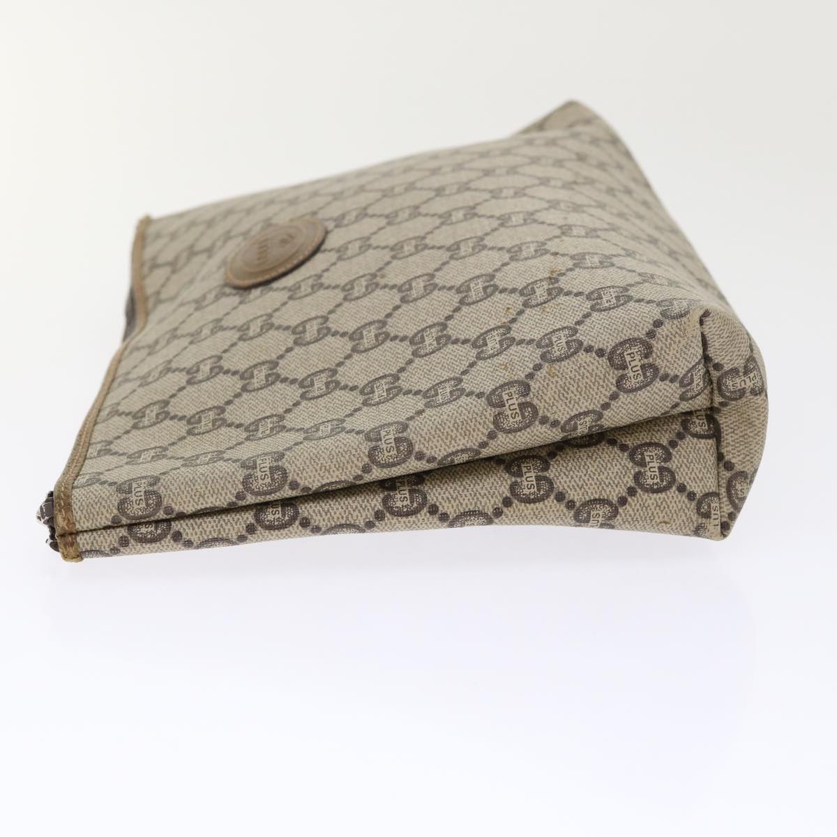 Gucci Leather Canvas Clutch