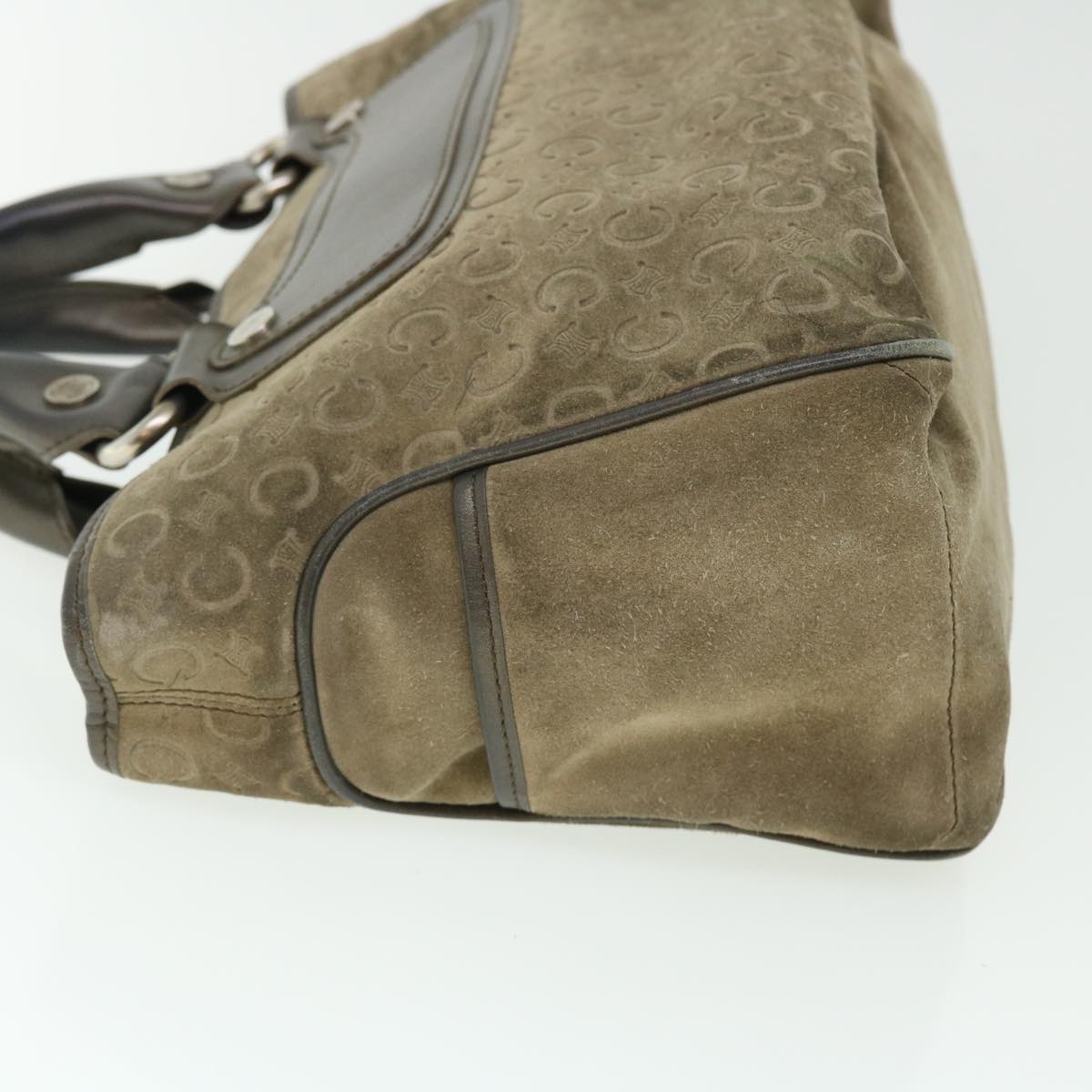 Luxury CELINE C Macadam Canvas Hand Bag Brown ep1454