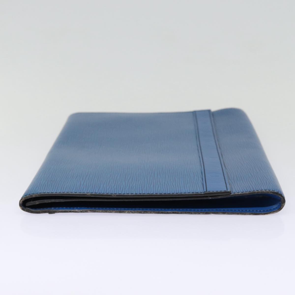 LOUIS VUITTON Epi Pochette Amberop Clutch Bag Blue LV Auth ep5254