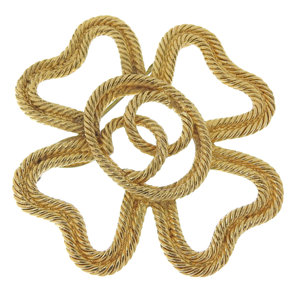 Chanel Chanel Clover Brooch Coco G Manufactured in France 1993 28 16g Clover