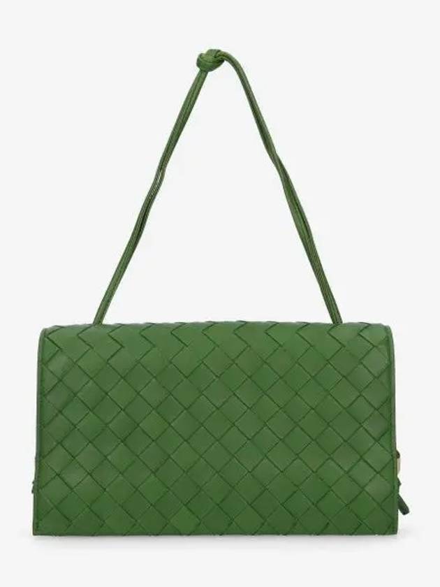 Luxury Bottega Veneta Intrecciato Strap Trio Shoulder Bag Avocado