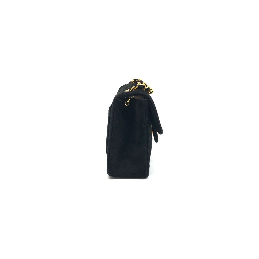 Chanel Matelasse Suede Shoulder Bag