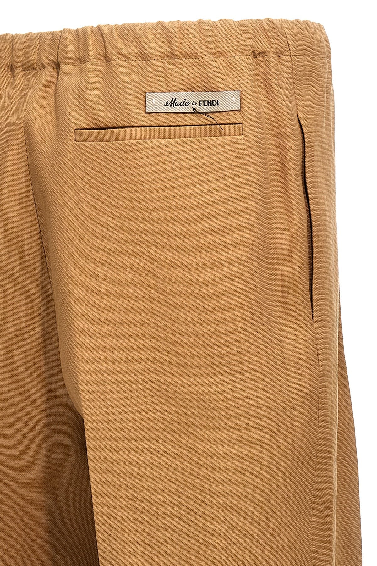 Fendi Men Paper Canvas Pants