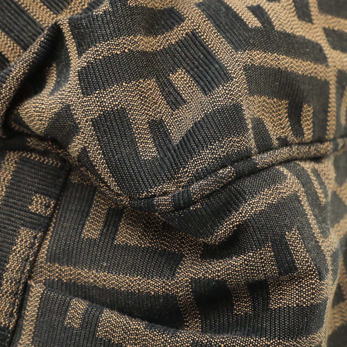Fendi Tobacco Zucca Mia Large Tote Bag