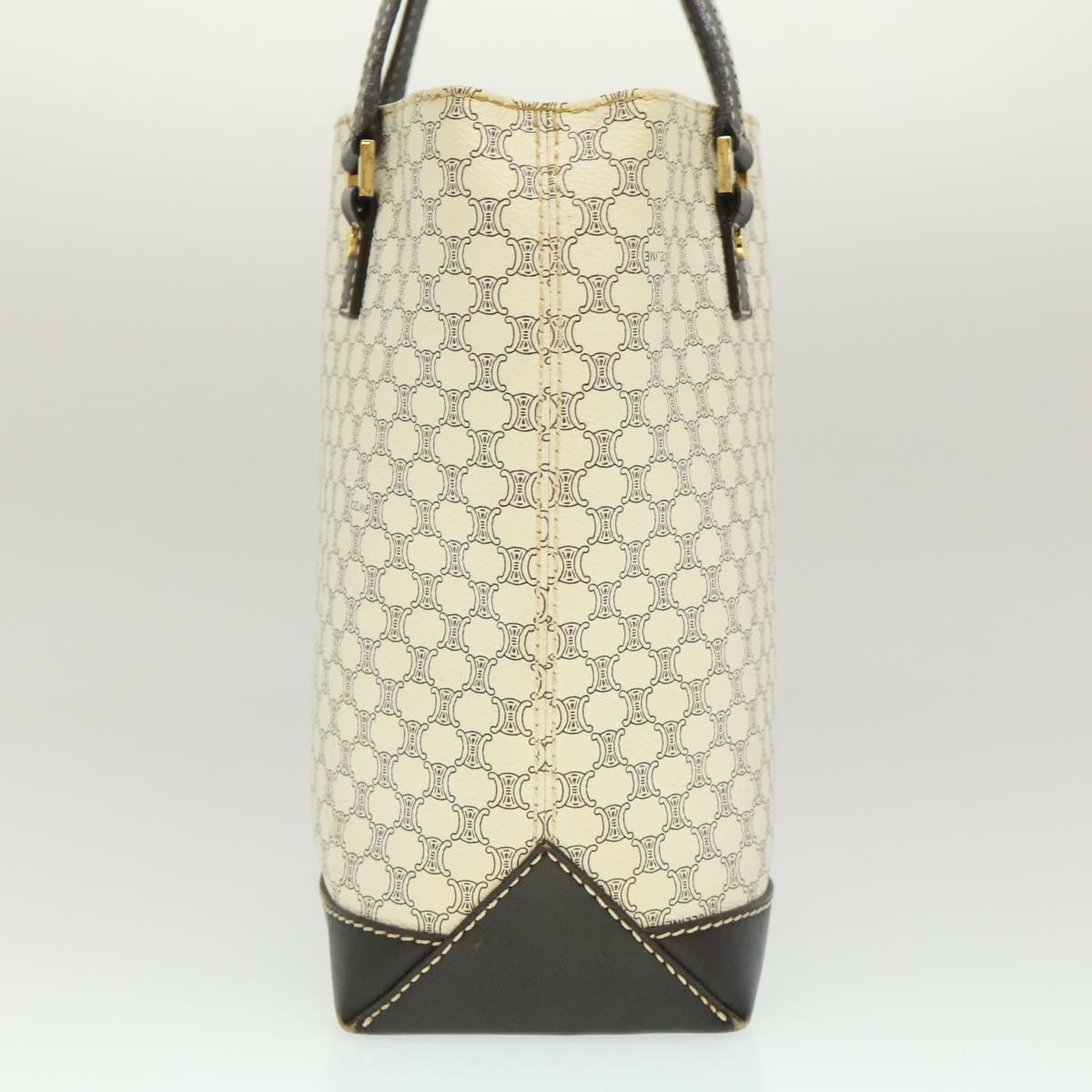 Luxury CELINE Macadam Canvas Tote Bag PVC Leather Whe fm1320