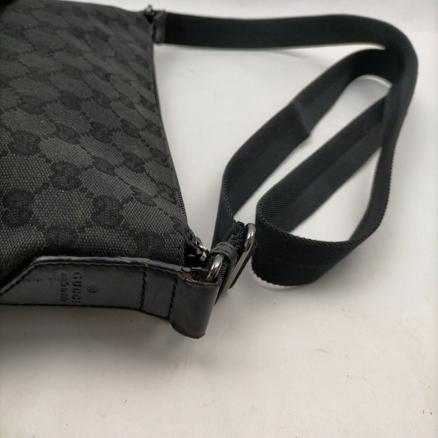 Gucci Black Canvas Crossbody Style 1