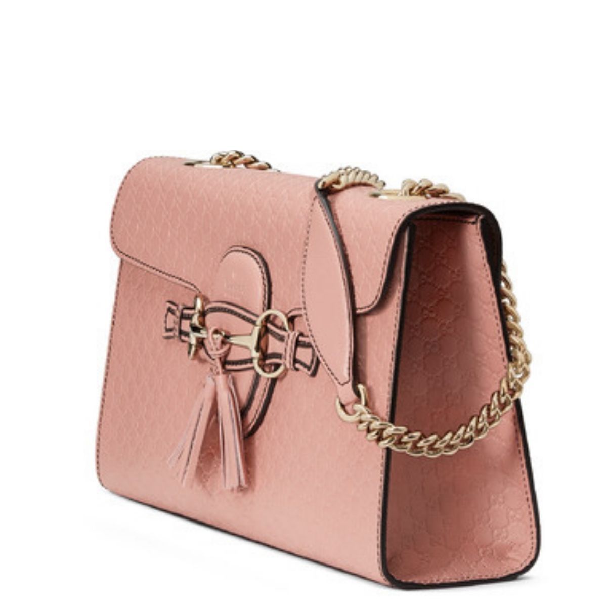 Gucci Leather Monogram Shoulder Bag Style 4
