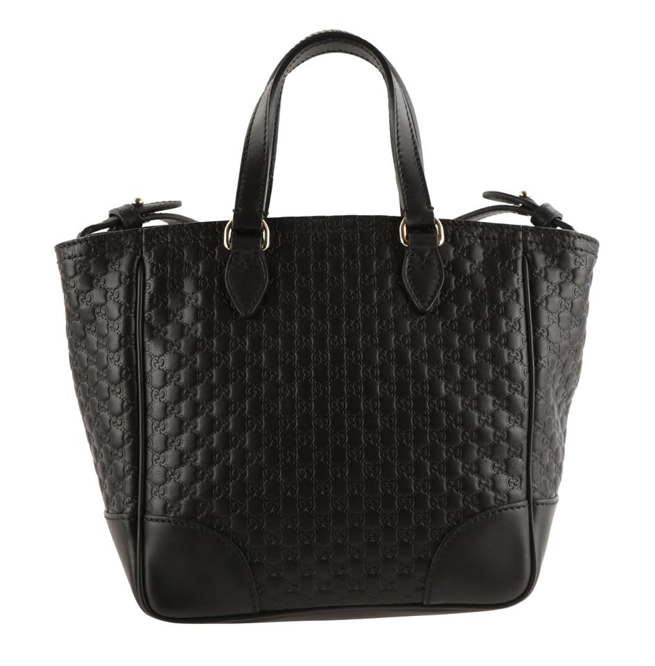 Gucci Black Leather Tote Style 2