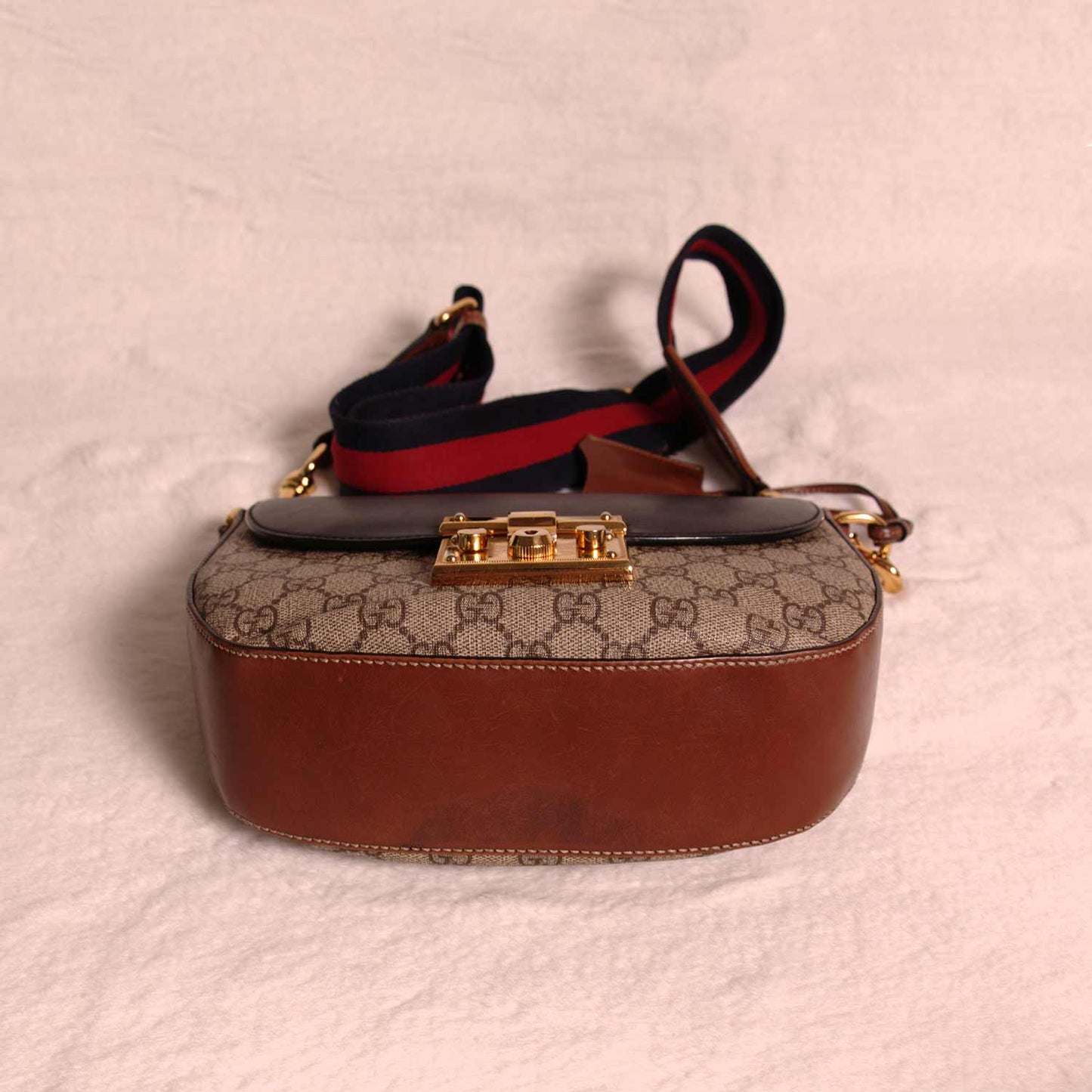 Gucci Padlock Leather Canvas Crossbody Style 2
