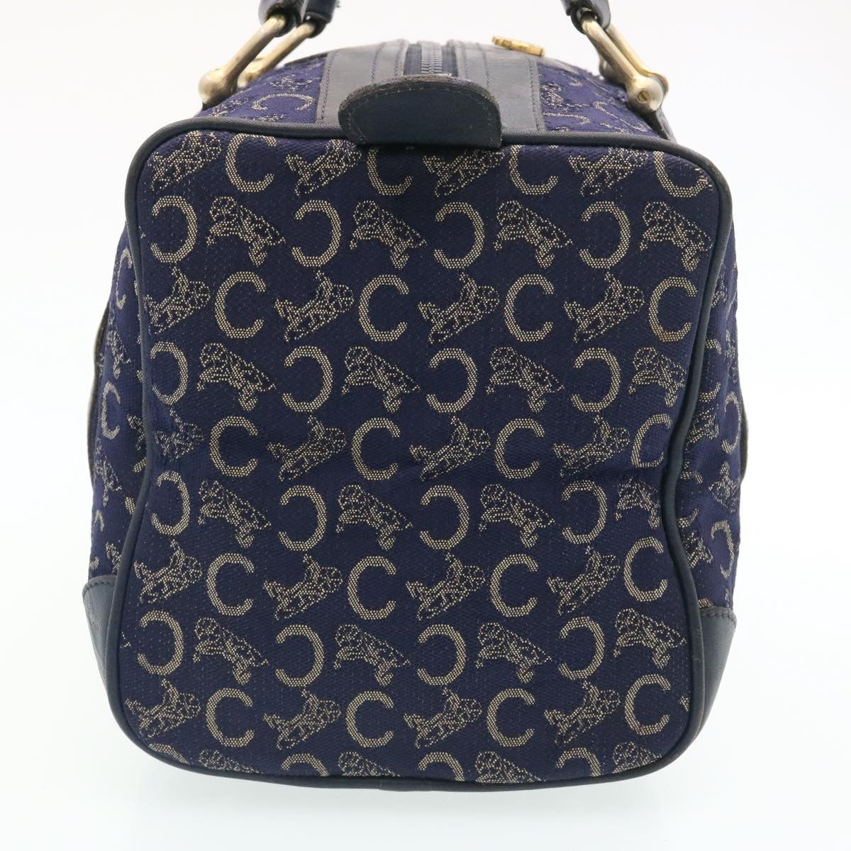 Luxury CELINE C Macadam Canvas Hand Bag Navy im257