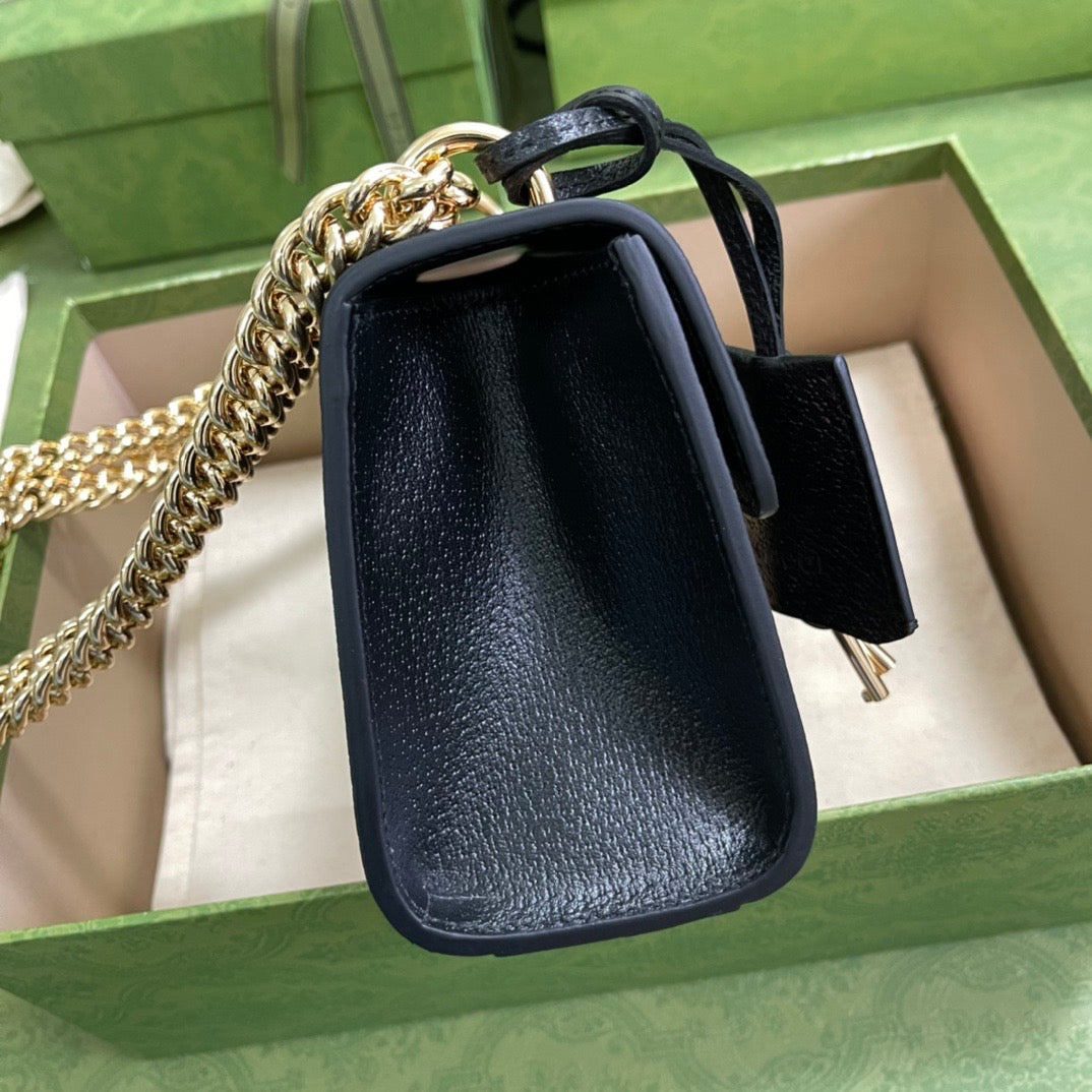 Gucci Padlock Leather Chain Shoulder Bag Style 5