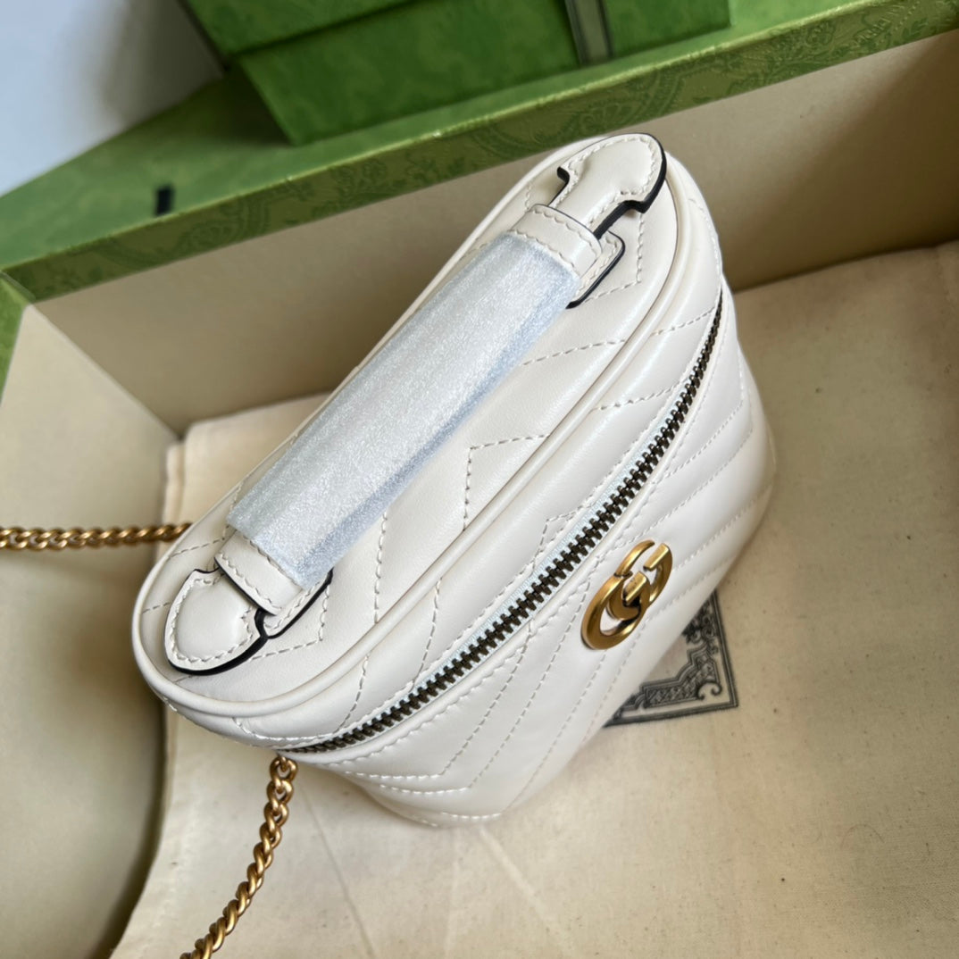 Gucci GG Marmont Leather Monogram Handbag Style 4