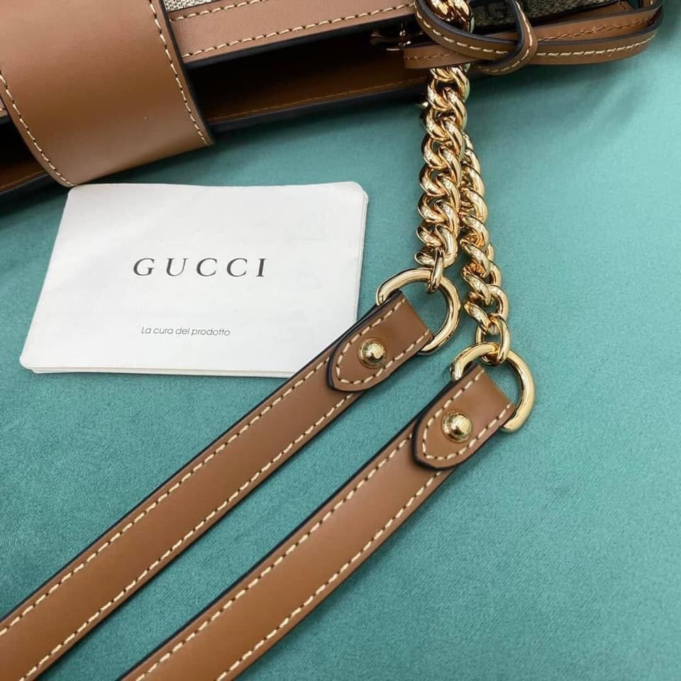 Gucci Padlock Leather Chain Shoulder Bag Style 1