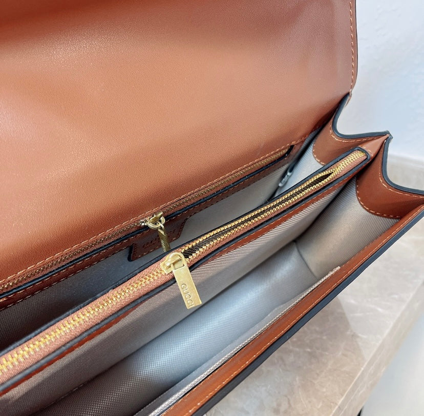 Gucci Leather Canvas Tote Style 52