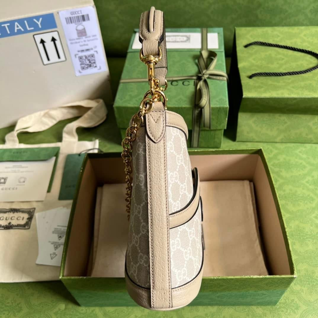 Gucci Monogram Chain Leather Crossbody