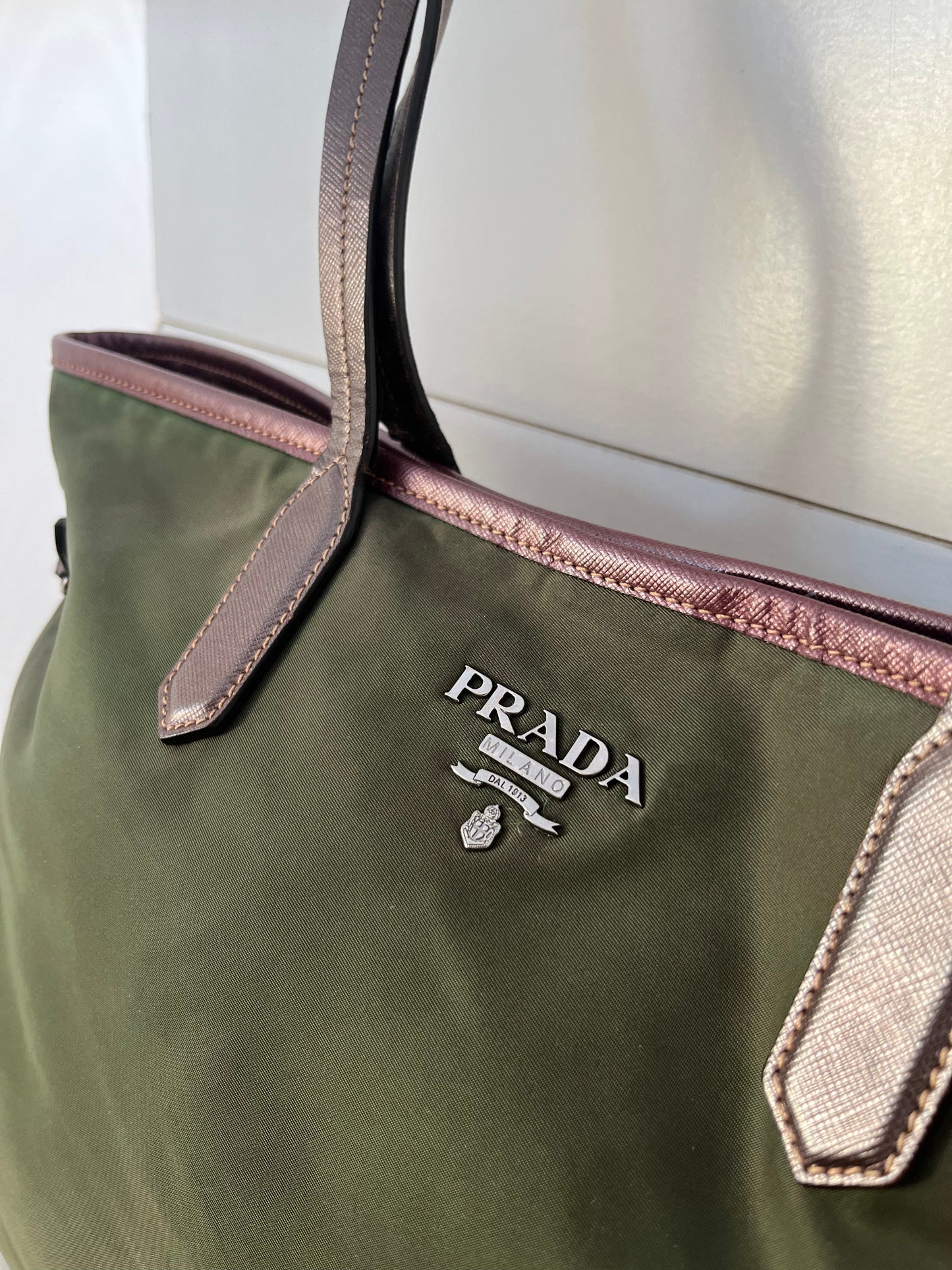 Prada Grøn ToteBag Luxury Handbag