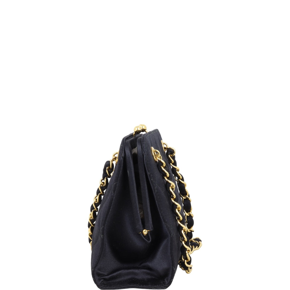 Chanel Kisslock Satin Mini Bag