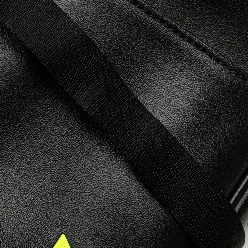 Fendi Calligraphy Patent Leather Shoulder Bag