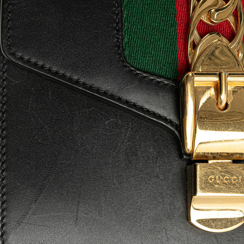 Gucci Sylvie Leather Mini Shoulder Bag