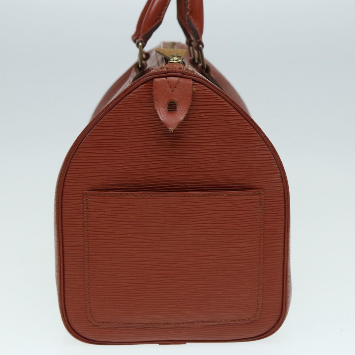 LOUIS VUITTON Epi Hand Bag Brown LV Auth ki4689