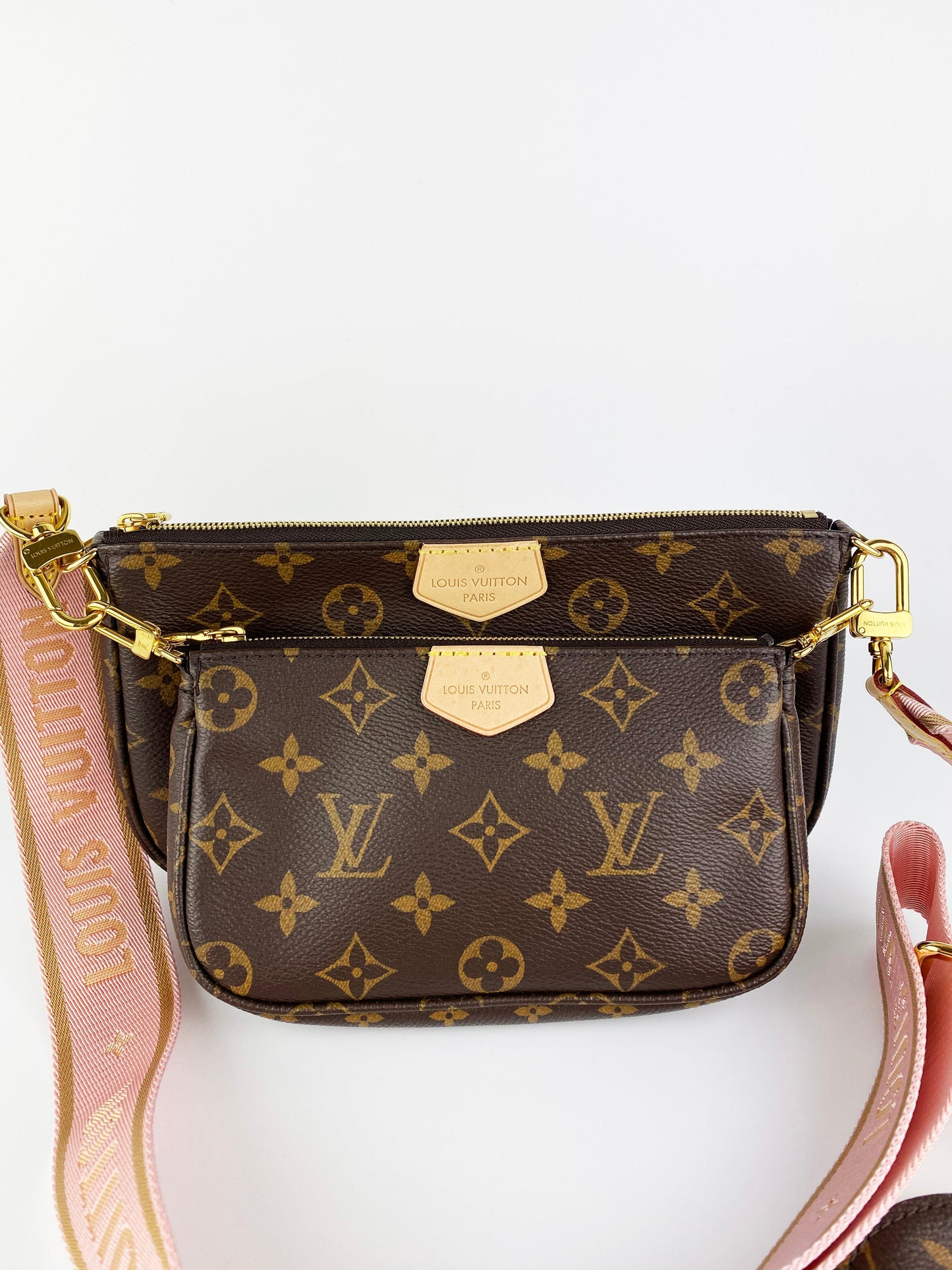 Louis Vuitton Rose Clair Multi Pochette Bag