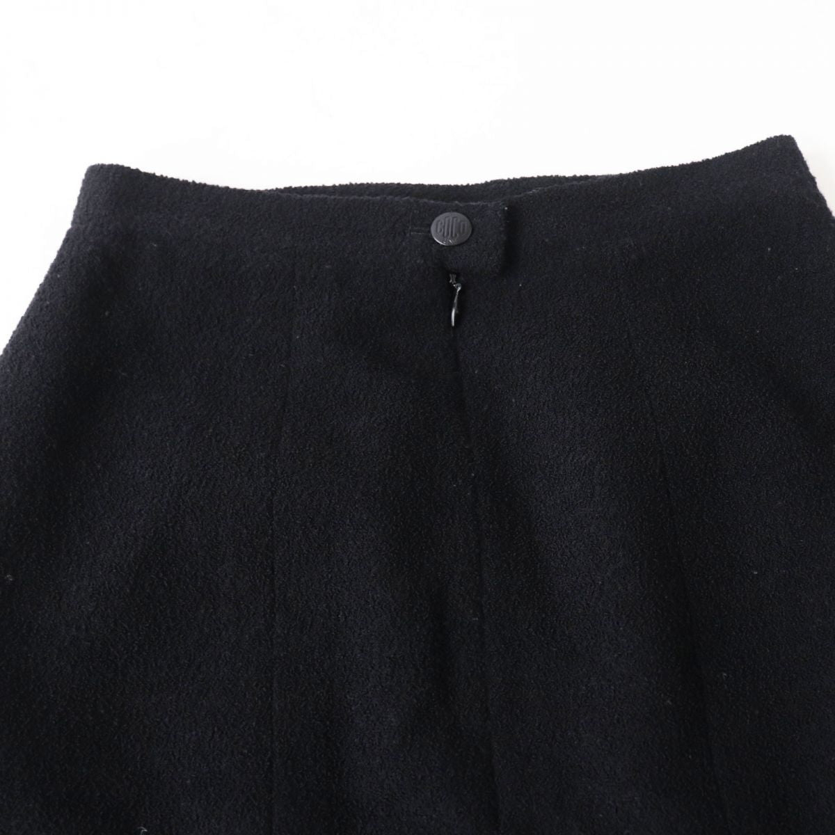 Chanel Tweed A-line Mini Skirt Black Size 36 Classic Flap Tote