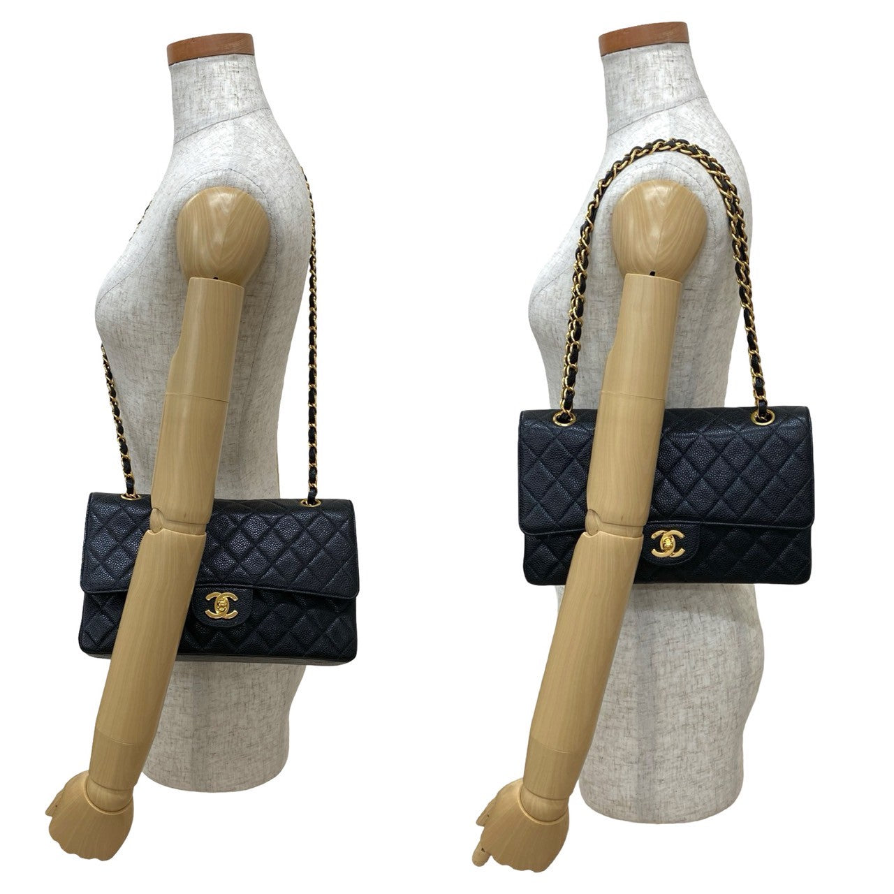 Chanel Matelasse Caviar Skin Shoulder Bag