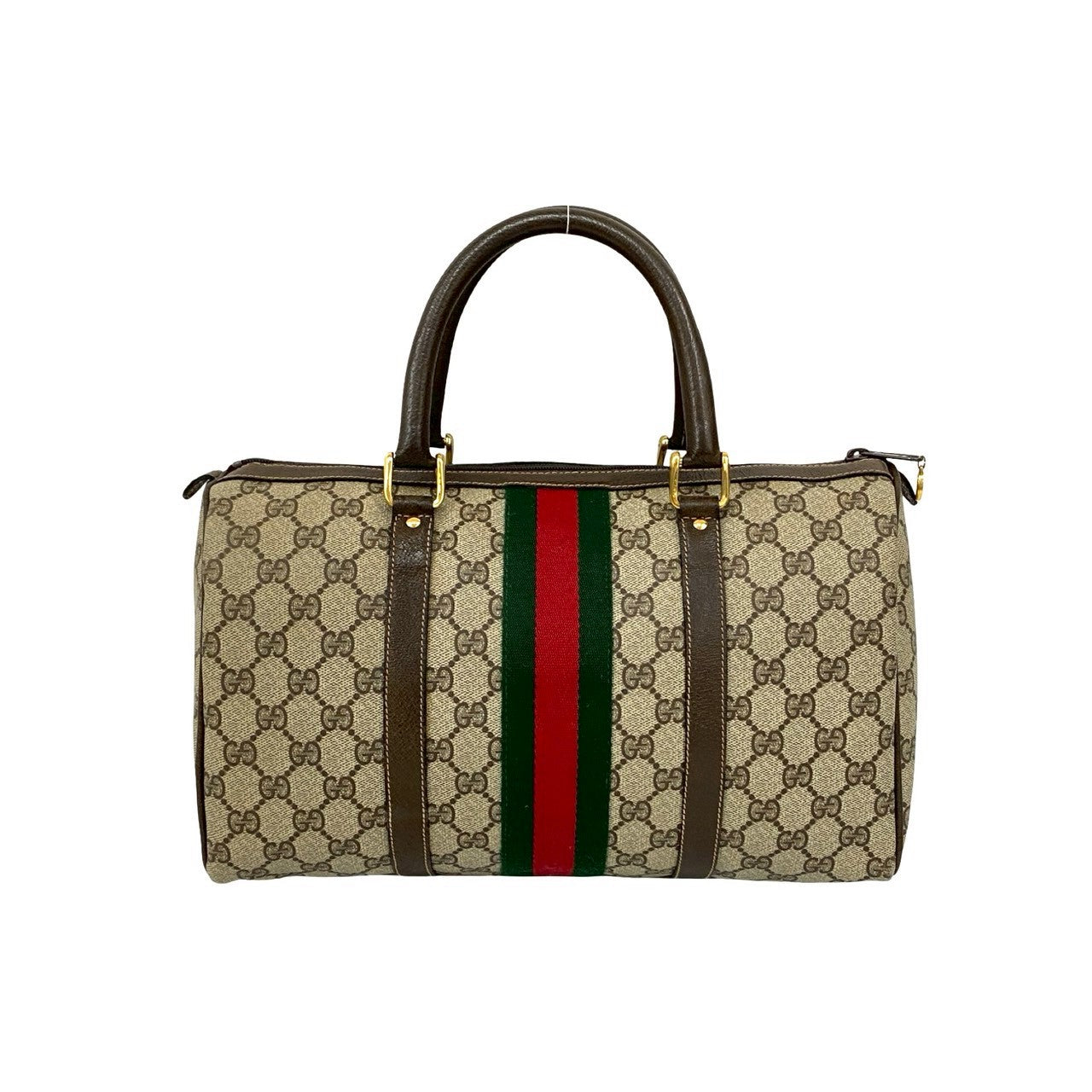 Gucci GG Logo PVC Leather Handbag