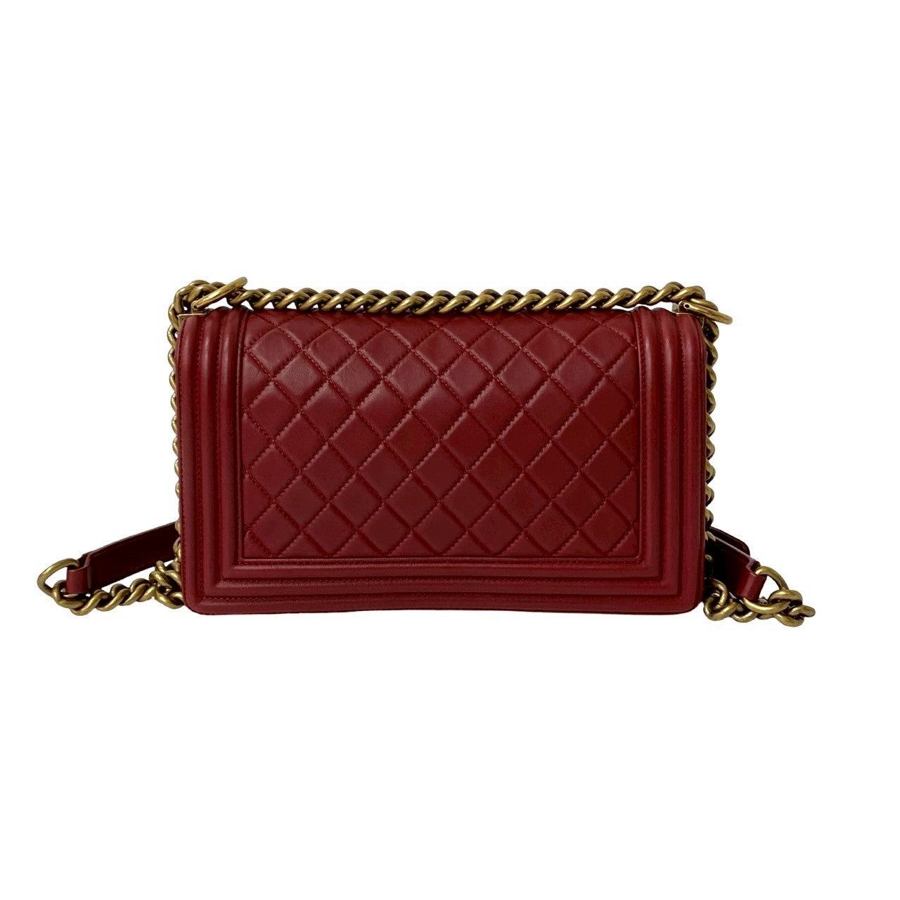 Chanel Boy Chanel Lambskin Shoulder Bag