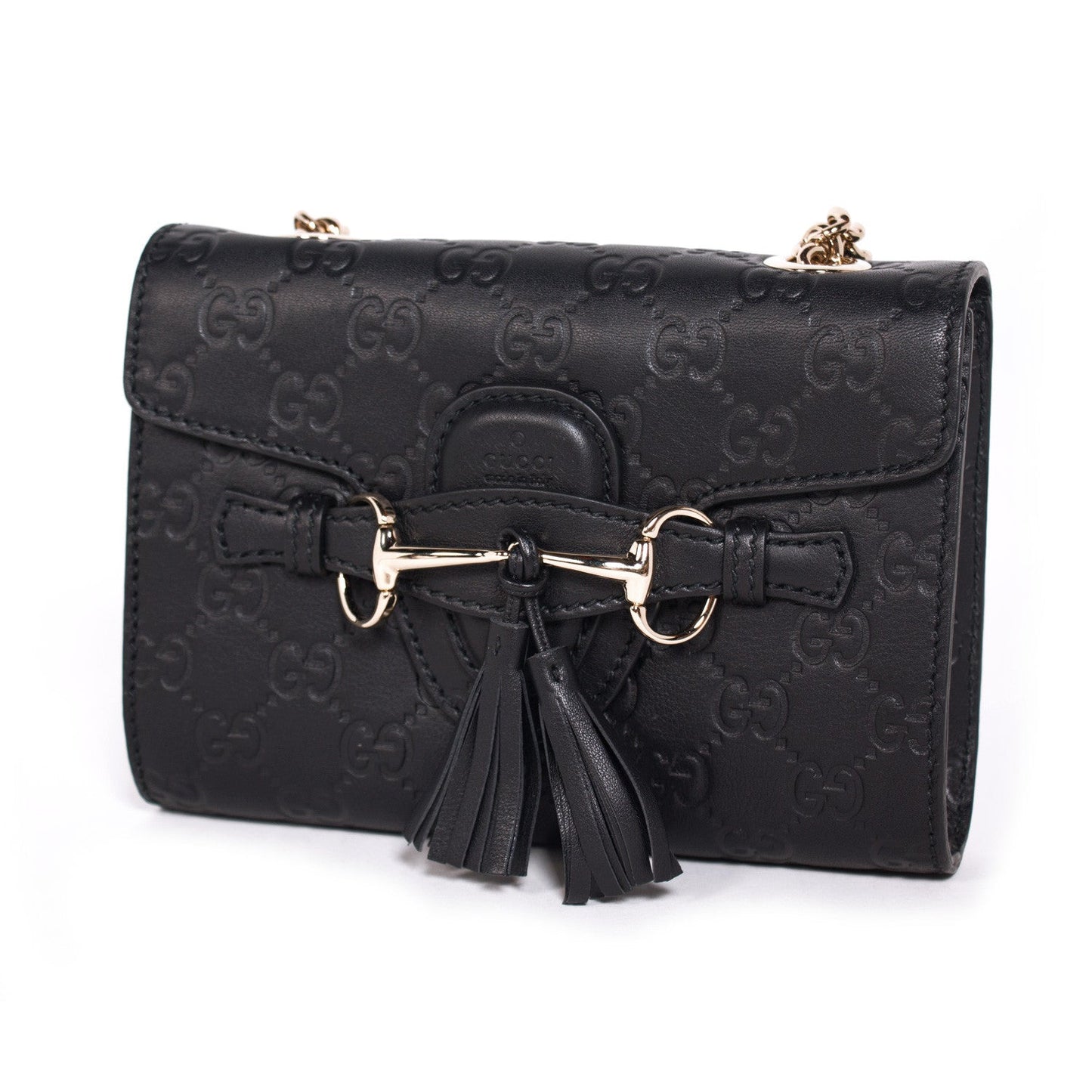 Gucci Guccissima Leather Chain Shoulder Bag Style 9