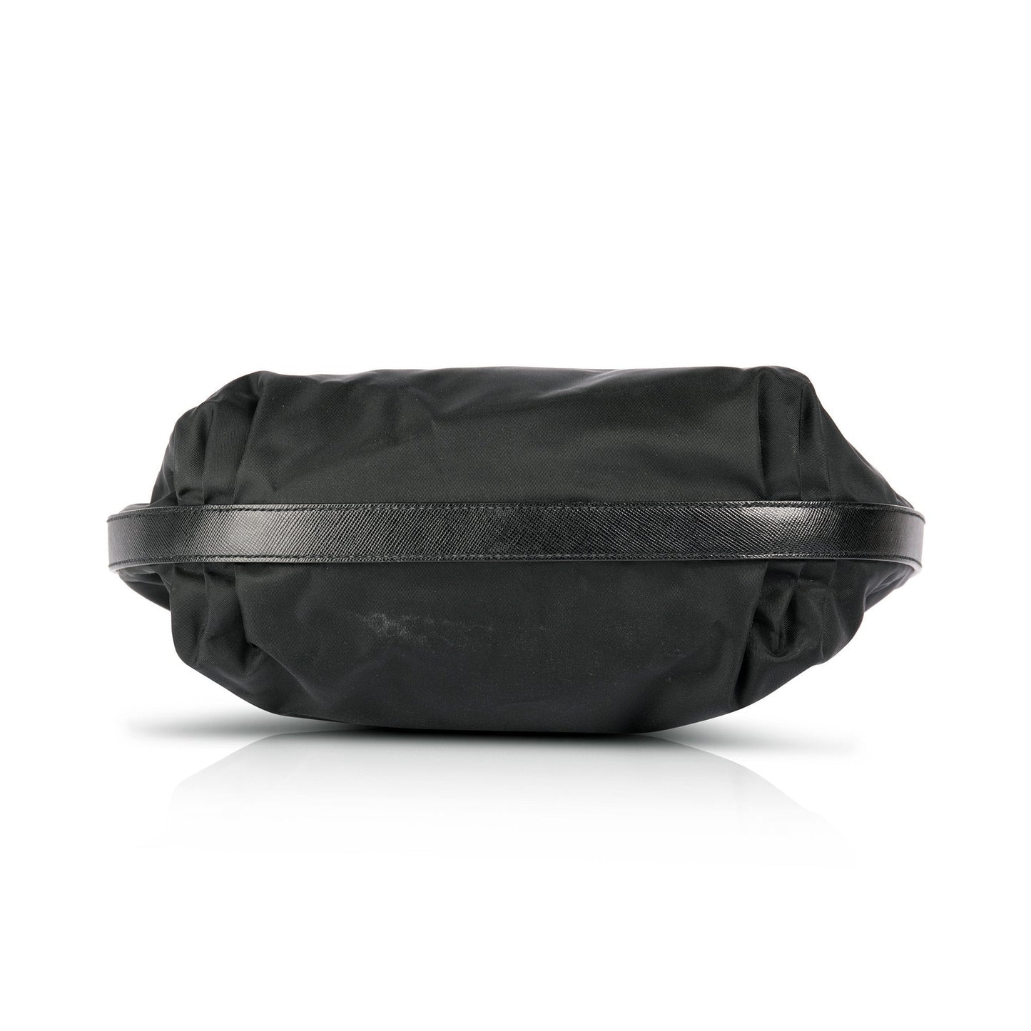 Prada Saffiano-Trimmed Tessuto Nylon Hobo