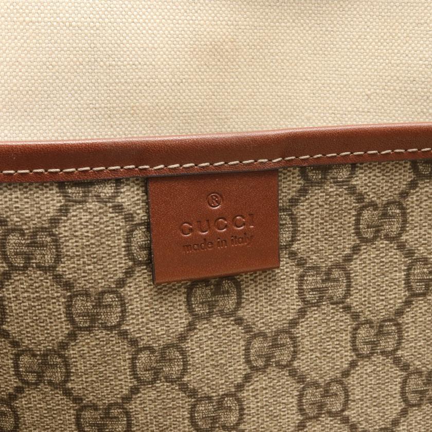 Gucci Monogram Leather Tote