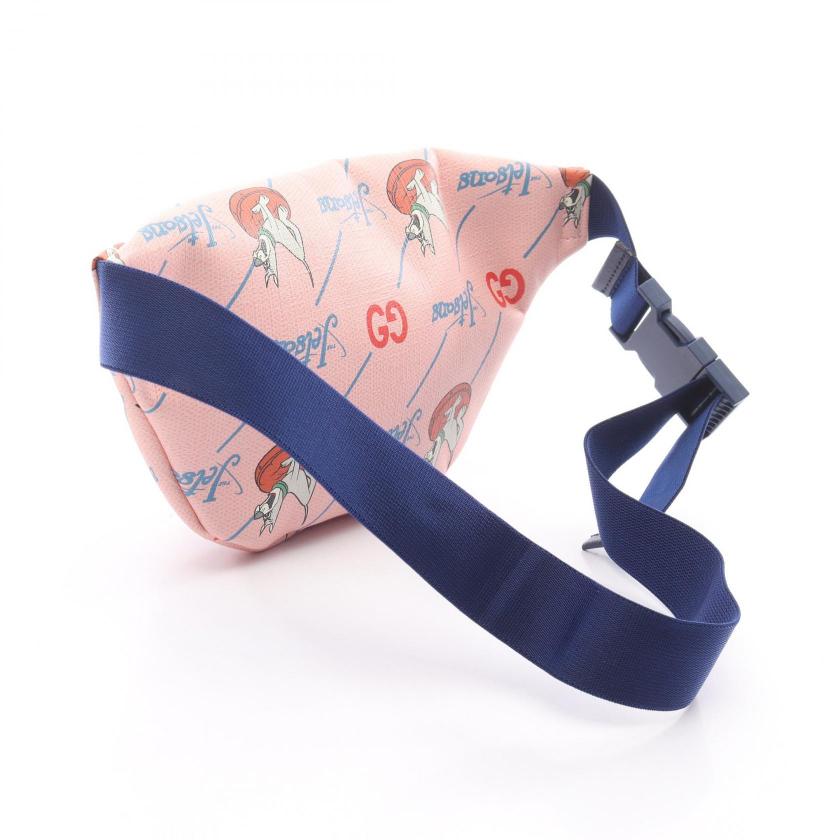 GUCCI — The Jetsons Children's body waist bag PVC Coral pink multicolor kids