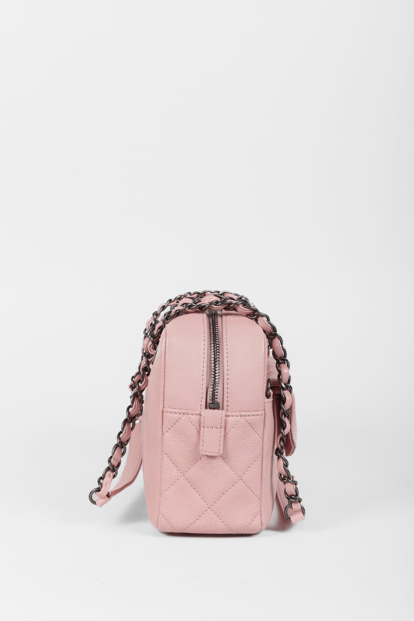 Chanel Pink Coco Break Camera Case Shoulder Bag