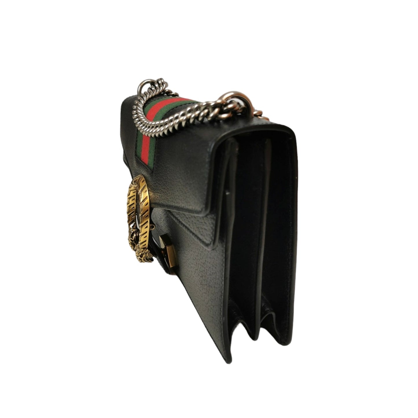 Gucci Dionysus Black Leather Chain Shoulder Bag Style 3