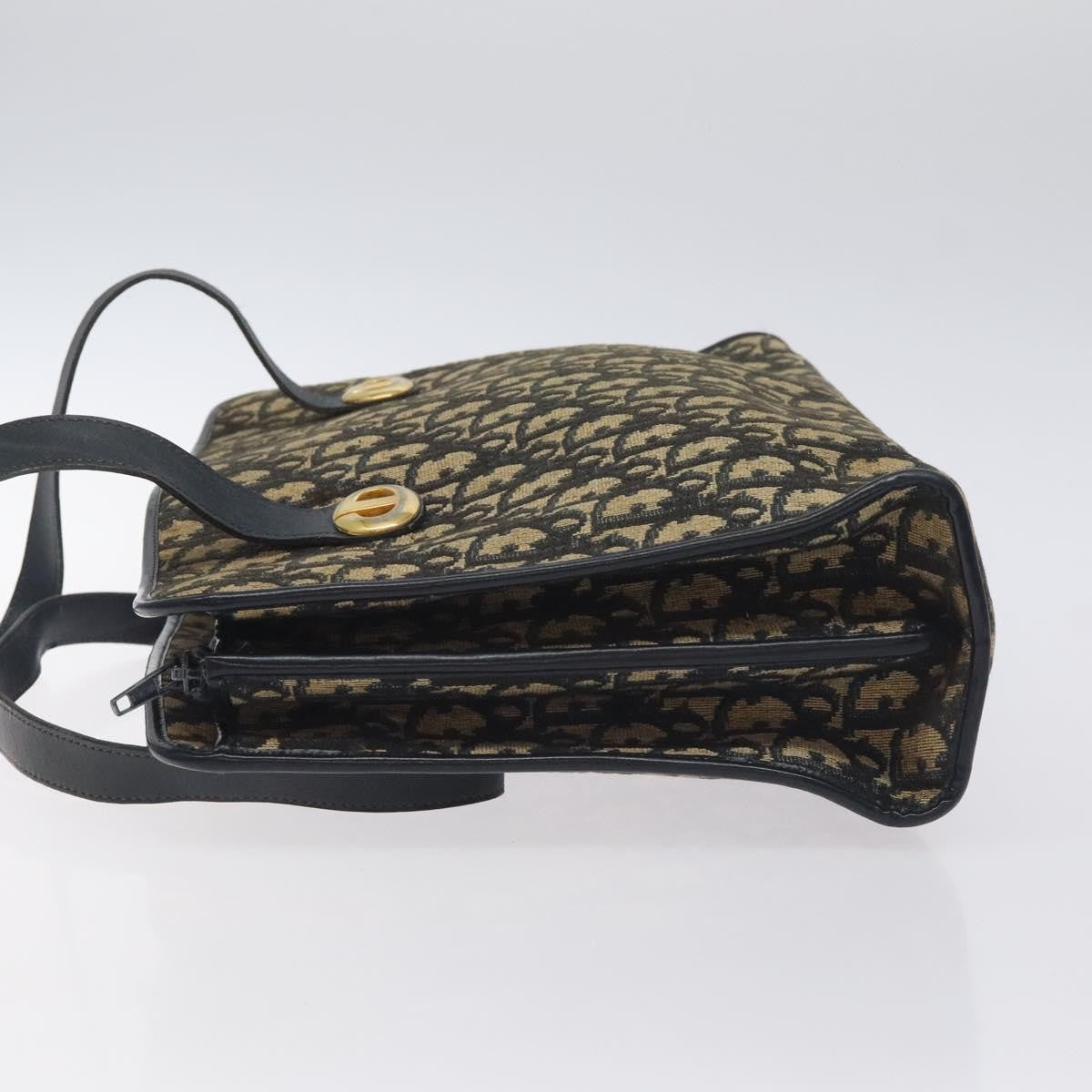 Christian Dior Trotter Shoulder Bag Canvas Navy Canvas Shoulder Bag Bag