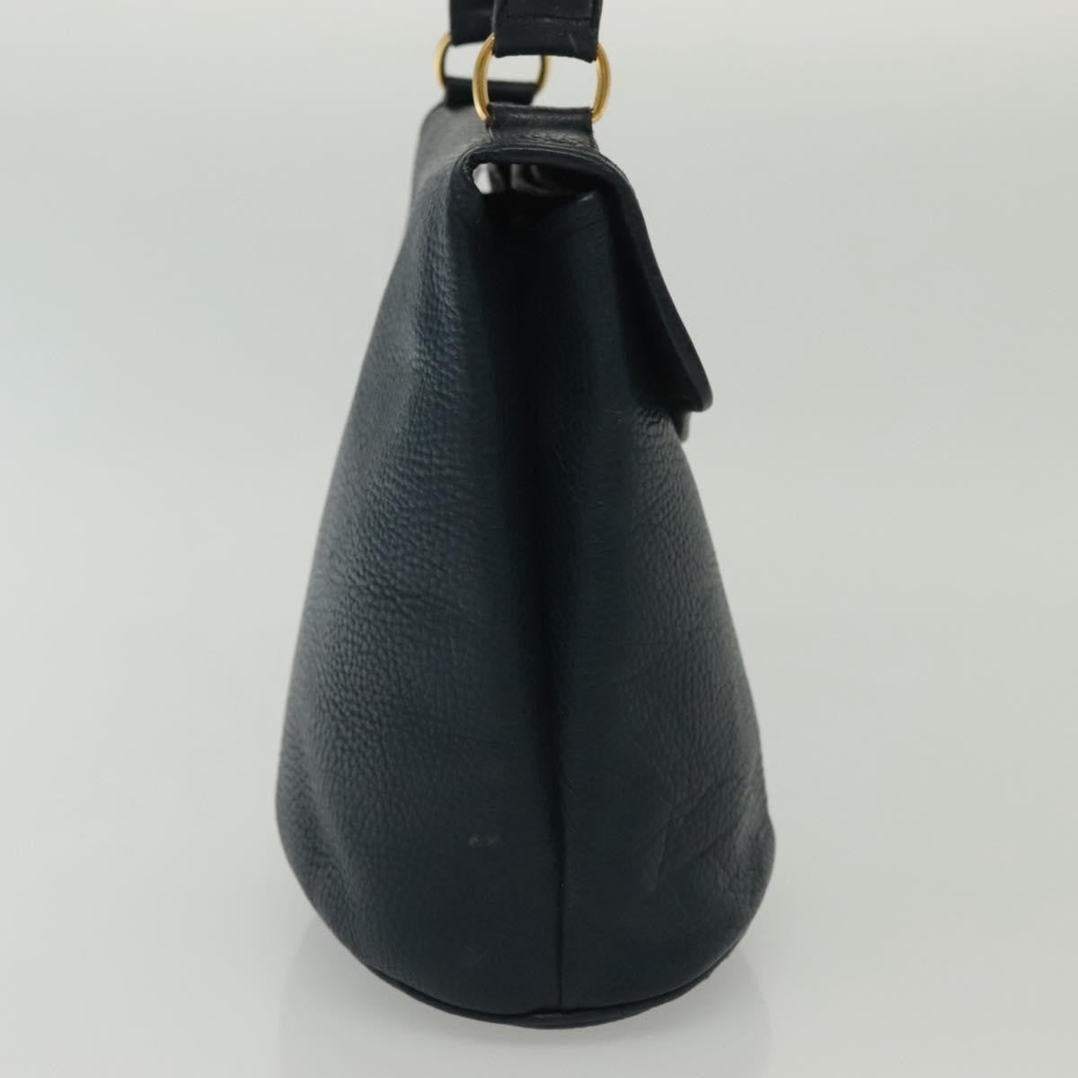 Christian Dior Handbag Leather Navy Leather Handbag