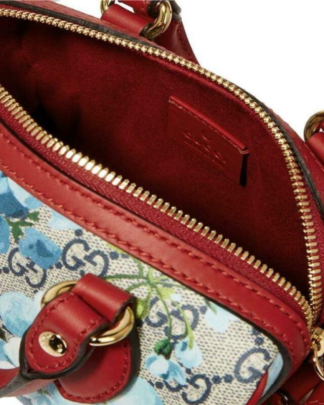 Gucci Leather Canvas Shoulder Bag