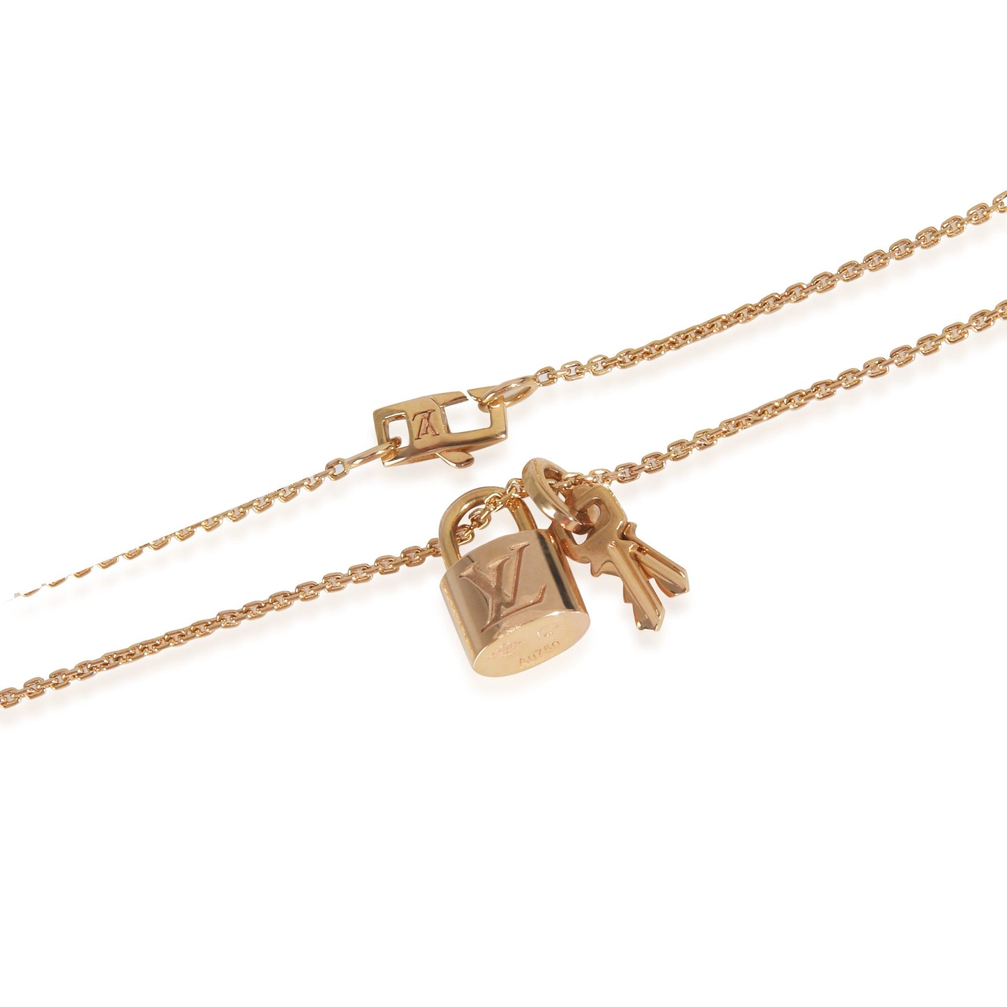 Louis Vuitton Yellow GoldLockit Pendant