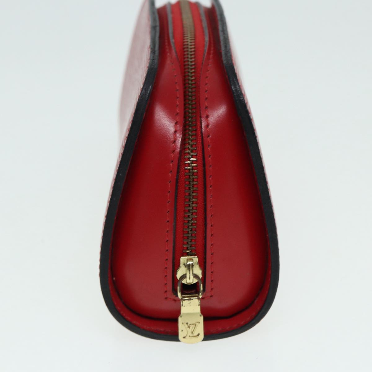 LOUIS VUITTON Epi Dauphine PM Pouch Castilian Red LV Auth ti1951