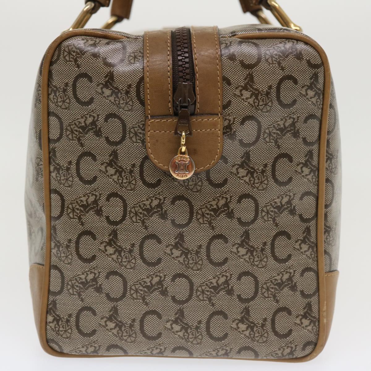 Luxury CELINE C Macadam Canvas Hand Bag Beige tp628