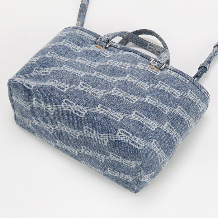 BALENCIAGA 702699 2WAYTote Bag Tote denim blue Women