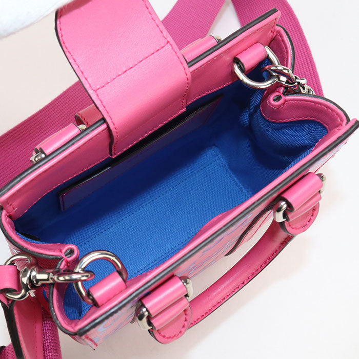 GUCCI 696010 Mini GG emboss Tote Bag leather pink Women