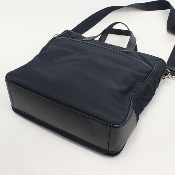 PRADA 2VG032 Tote Bag Safiano 2WAYTote Bag Nylon,leather Navy mens(unisex)