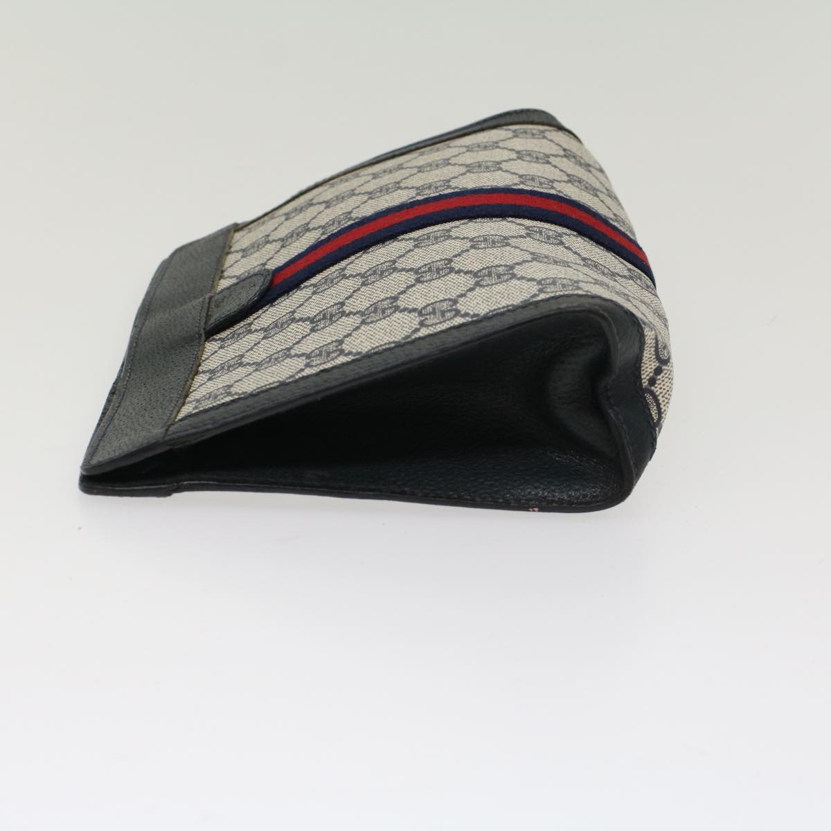 Gucci Leather Canvas Clutch