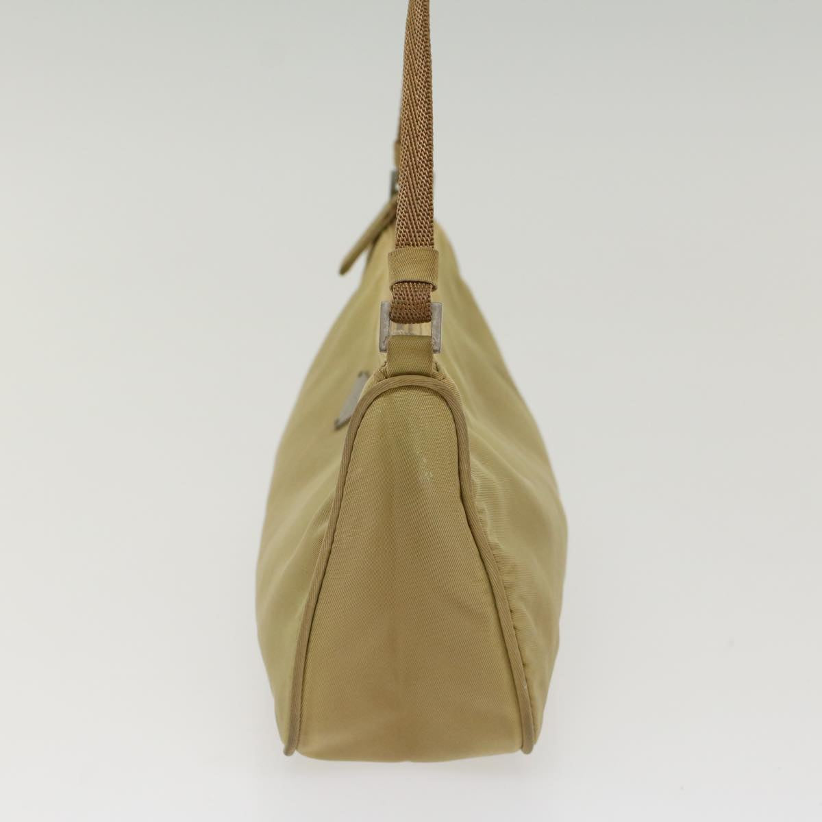 Prada Accessory Pouch Nylon Beige Luxury Handbag