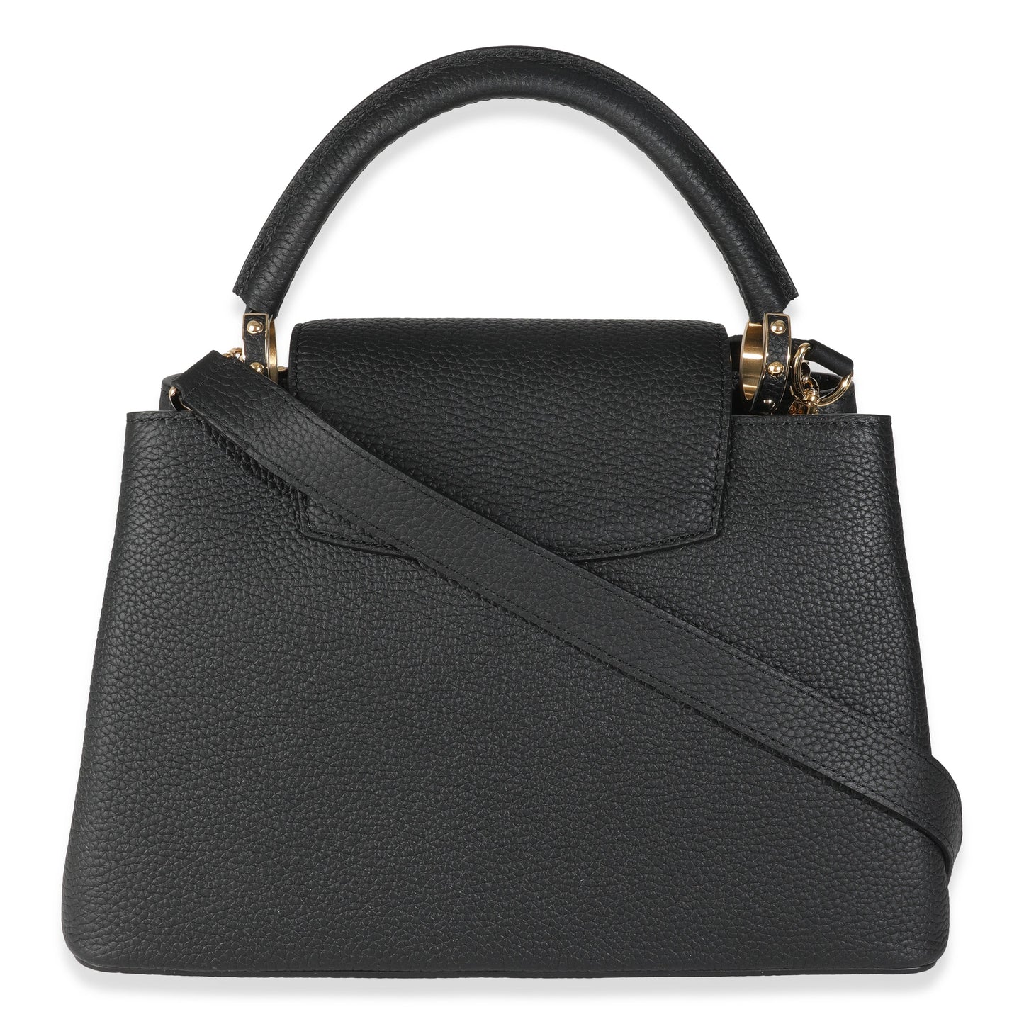 Louis Vuitton x TM Black Taurillon Capucines MM