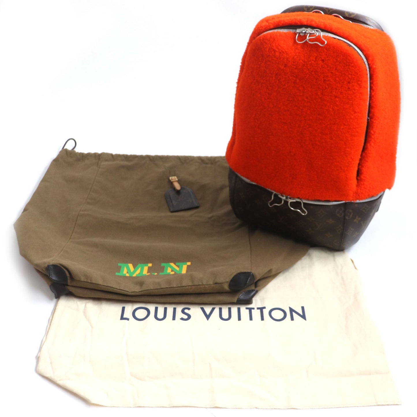LOUIS VUITTON Backpack Monogram canvas Orange Monogram Celebrating Monogram Sac a do Bosphore